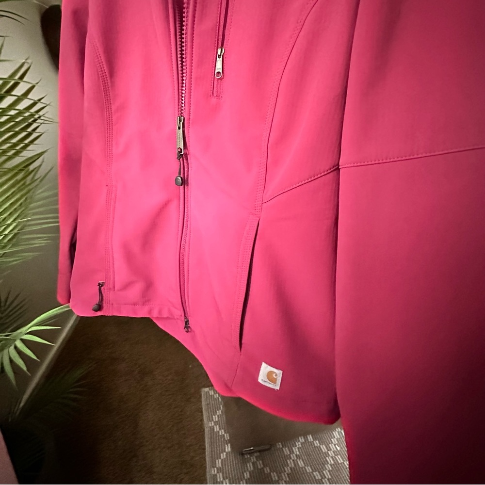 Carhartt Women's Raspberry Softshell Jacket - Picture 5 of 6